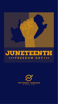 Juneteenth Freedom Celebration TikTok Video Image Preview