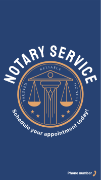 Notary Seal Facebook story Image Preview