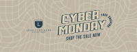 Vaporwave Cyber Monday Facebook cover Image Preview