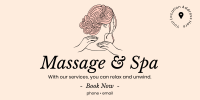 Cosmetics Spa Massage Twitter post Image Preview