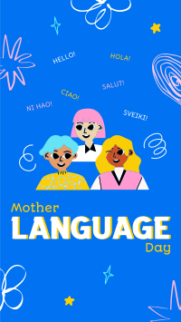Mother Language Celebration Instagram Story Design