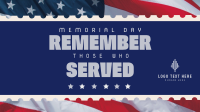 Remember Memorial Day Animation Image Preview
