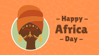 African Woman Facebook Event Cover Design