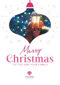 Warm Festive Christmas Flyer Design