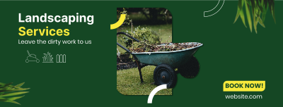 Landscaping Services Facebook cover Image Preview
