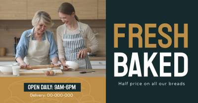 Bakery Bread Promo Facebook ad Image Preview