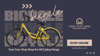 One Stop Bike Shop Facebook Event Cover Design