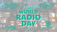 Celebrate World Radio Day Facebook Event Cover Design