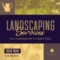 Landscape Garden Service Instagram Post Design
