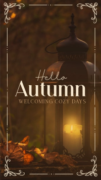 Hello Autumn Greeting Instagram Reel Preview