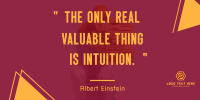 Intuition Philosophy Twitter post Image Preview