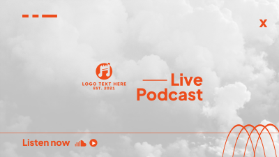 Live Podcast YouTube Banner Image Preview