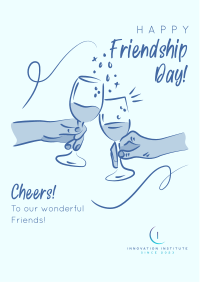 Friendship Day Cheers Flyer Image Preview