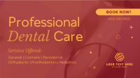 Professional Dental Care Services Animation Design