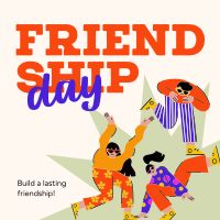 Building Friendship Instagram Post Design