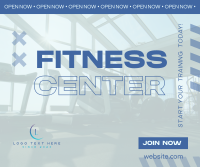 Fitness Training Center Facebook Post Design