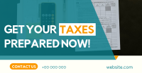 Prep Your Taxes Facebook Ad Design