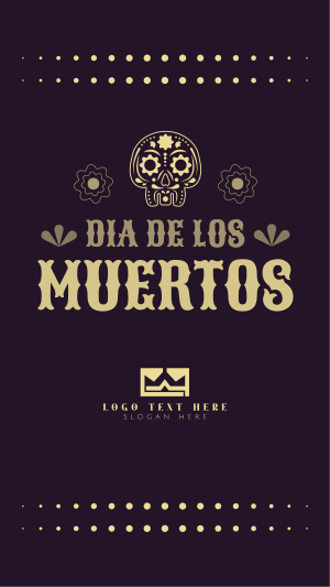 Dia De Los Muertos Instagram story Image Preview