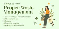Proper Waste Management Twitter post Image Preview