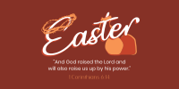 Easter Resurrection Twitter post Image Preview