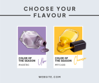 Choose Your Flavour Facebook Post Design