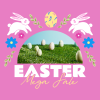 Cute Easter Bunny Instagram post Image Preview