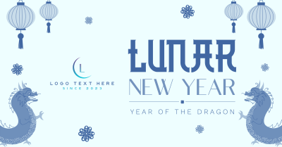 Lucky Lunar New Year Facebook ad Image Preview