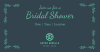 Bridal Shower Facebook Ad Design