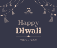 Diwali Festival Facebook Post Design