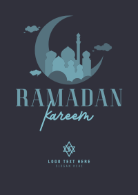 Crescent Mosque Poster Design