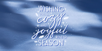 Snow Winter Greeting  Twitter post Image Preview