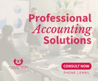 Professional Accounting Solutions Facebook Post Design