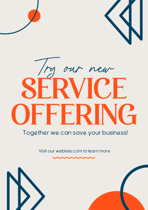 New Service Offer Flyer Image Preview