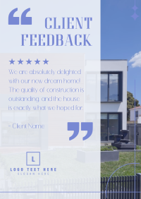 Customer Feedback on Construction Poster Image Preview