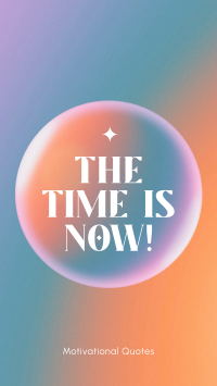 Time is Now Instagram Story Design