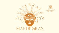 Masquerade Mardi Gras Facebook Event Cover Image Preview