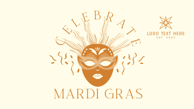 Masquerade Mardi Gras Facebook event cover Image Preview