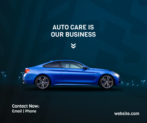 Blue Car Auto Facebook Post Design Image Preview