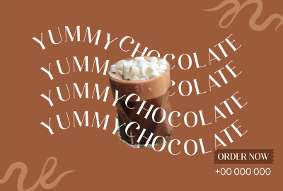 Say it with chocolate Pinterest board cover Image Preview
