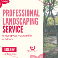 Organic Landscaping Service Linkedin Post Image Preview