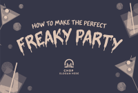 Freaky Party Pinterest Cover Design