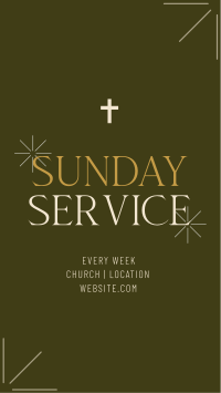 Earthy Sunday Service Instagram reel Image Preview