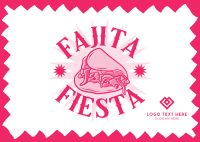 Fajita Fiesta Postcard Design