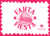 Fajita Fiesta Postcard Image Preview