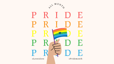 Pride Flag Facebook event cover Image Preview