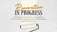 Renovation In Progress Facebook Event Cover Design