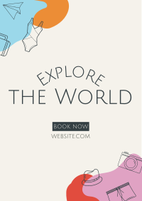 Explore the World Flyer Design