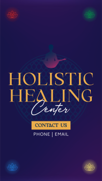 Holistic Healing Center Facebook Story Design
