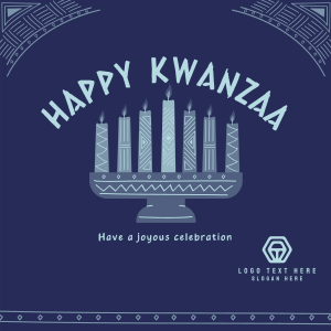 Kwanzaa Candles Instagram post Image Preview