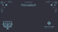 Hannukah Celebration Zoom Background Image Preview